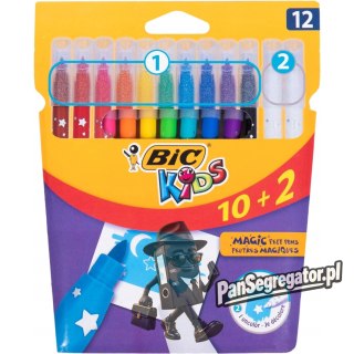 Flamastry 10+2 BIC KIDS COLOUR ERASE 9202953 Magic Felt Pens