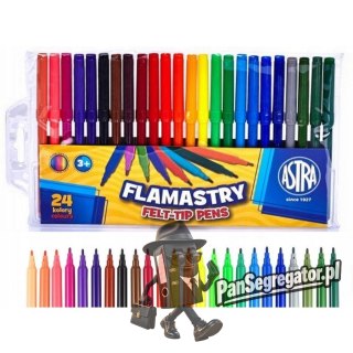 Flamastry 24 kolory 314107003 ASTRA