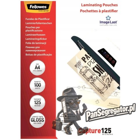 Folia do laminacji FELLOWES 125 mic A4 100szt 5307407