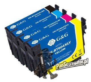 G&G NP-R2-0604XLBKCMY-R nabój z tuszem 1 szt. Zamiennik Czarny, Cyjan, Purpurowy, Żółty