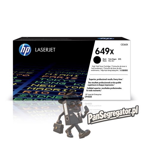 HP 649X oryginalny wkład z czarnym tonerem LaserJet XL