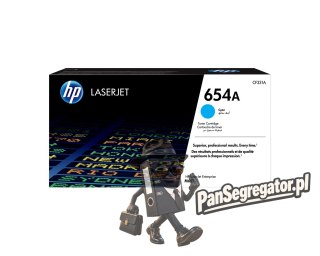 HP 654A Cyan LaserJet Tonerpatrone