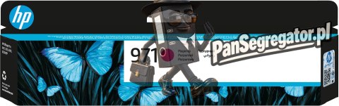HP 971 oryginalny wkład atramentowy purpurowy
