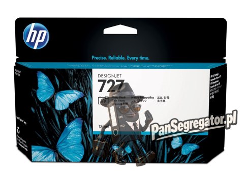 HP Czarny fotograficzny wkład atramentowy 727 DesignJet 130 ml