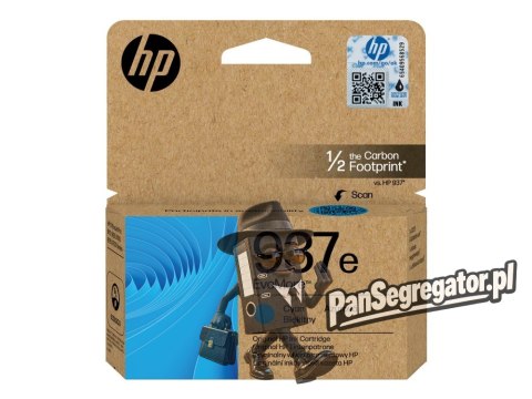 HP Oryginalny błękitny tusz 937e EvoMore