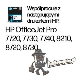 HP Oryginalny czarny wkład atramentowy 953