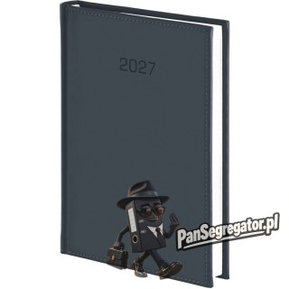 Kalendarz Vivella A4 tygodniowy z notesem p. biały 216 A4TNB grafitowy Wokół Nas