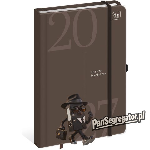 Kalendarz książkowy 2027 A5 192 Mat+UV Balance INTERDRUK