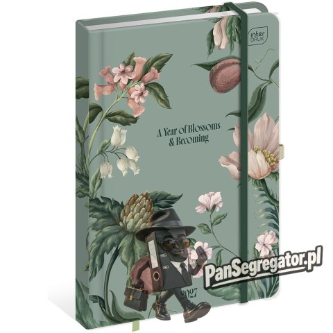 Kalendarz książkowy 2027 A5 192 Mat+UV Wild Flowers INTERDRUK