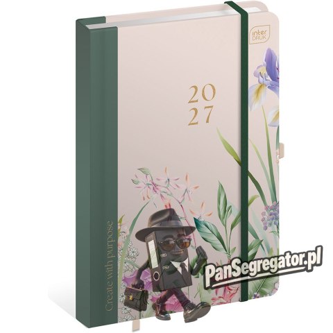 Kalendarz książkowy 2027 A5 192 TO Hybryda Garden INTERDRUK
