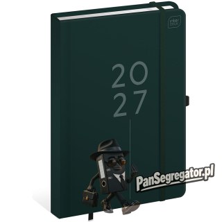 Kalendarz książkowy 2027 A5 384 Mat+UV Elegance INTERDRUK