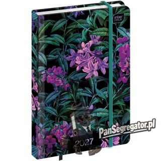 Kalendarz książkowy 2027 A6 192 Mat+UV Lilac INTERDRUK