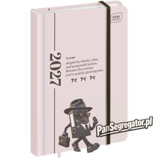 Kalendarz książkowy 2027 A6 192 Mat+UV Simplicity INTERDRUK