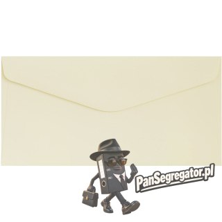 Koperta DL gładka jasnokremowa K 120g. (10szt.) 280129 Galeria Papieru