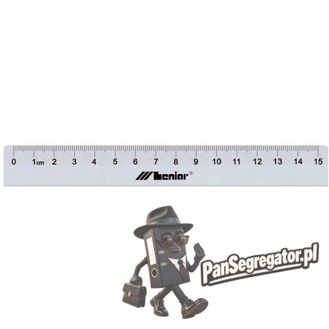 Linijka metalowa 15cm 30403 LENIAR