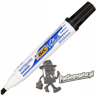 Marker VELLEDA 1751 suchościeralny czarny BIC ECO ścięta końcówka 904946