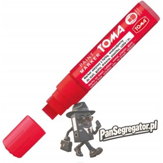 Marker olejowy JUMBO czerwony 15x8mm TO-443 TOMA
