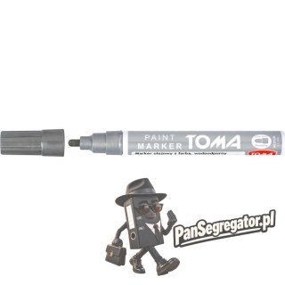 Marker olejowy grubość 2.5mm srebrny TO-440 TOMA