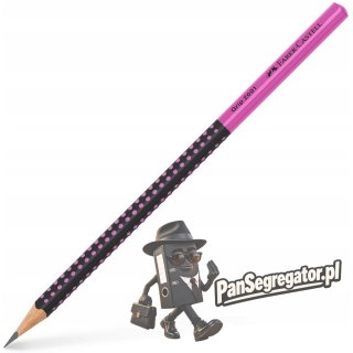 Ołówek GRIP 2001 TWO TONE czarny/różowy FABER-CASTEL 517011