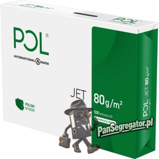 Papier ksero A3 80g POLJET (5 ryz ) klasa białości A