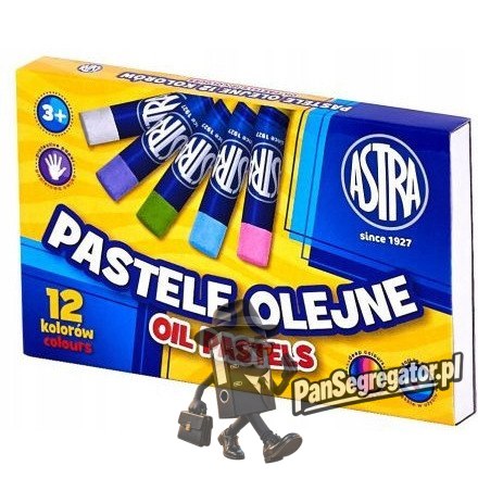 Pastele olejne zestaw 12 kolorów kredki 313112001 ASTRA