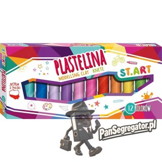 Plastelina ST.ART 12 kolorów St.Majewski