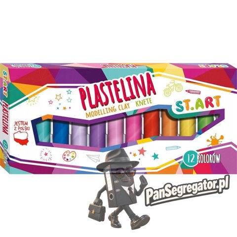 Plastelina ST.ART 12 kolorów St.Majewski