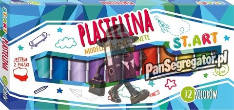 Plastelina ST.ART 12 kolorów St.Majewski