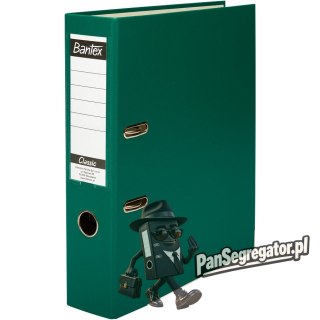 Segregator na dokumenty A4 75mm CLASSIC zielony 400044102 BANTEX BUDGET