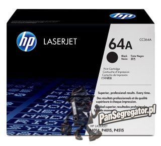 Toner HP czarny HP 64A, HP64A=CC364A, 10000 str.