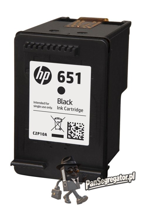 Tusz HP czarny HP 651, HP651=C2P10AE, 600 str.