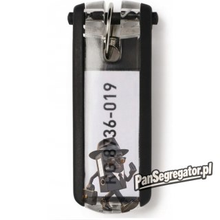 Zawieszki do kluczy (6szt.) czarne 195701 DURABLE KEY CLIP