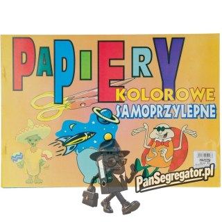 Zeszyt papierów kolorowych samoprzylepnych C4 POLIGRAF