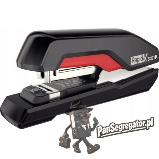 Zszywacz SUPREME S27 czarno-czerwony 30kartek RAPID 5000541