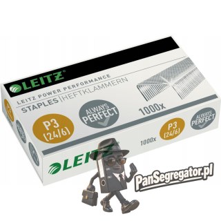 Zszywki LEITZ galwanizowane 24/6 (1000szt.) 55700000