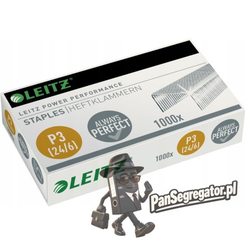 Zszywki LEITZ galwanizowane 24/6 (1000szt.) 55700000