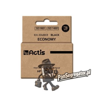 Actis KH-304BKR Tusz (zamiennik HP 304XL N9K08AE; Premium; 20 ml; czarny)