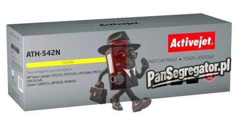 Activejet ATH-542N Toner (zamiennik HP 125A CB542A, Canon CRG-716Y; Supreme; 1500 stron; żółty)