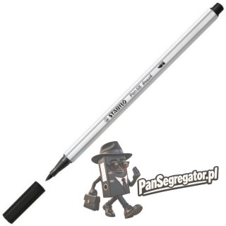 Flamaster STABILO PEN 68 568/46 czarny końcówka pędzelkowa Brush