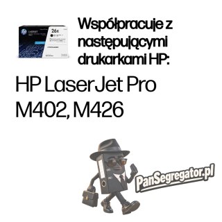 HP 26X - zestaw 2 czarnych, oryginalnych wkładów z tonerem XL