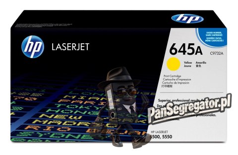 HP 645A oryginalny wkład z żółtym tonerem LaserJet