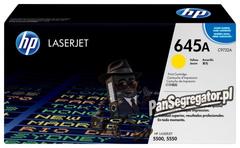 HP 645A oryginalny wkład z żółtym tonerem LaserJet
