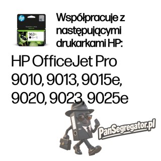 HP 963XL oryginalny wysokowydajny wkład atramentowy czarny