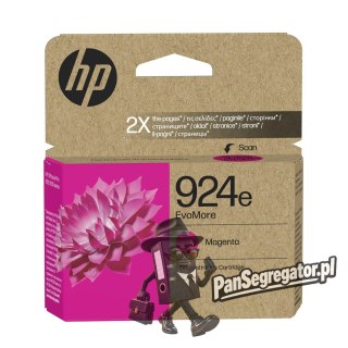 HP Oryginalny purpurowy tusz 924e EvoMore