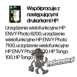 HP Zestaw 2 oryginalnych tuszów 303: czarny i trójkolorowy