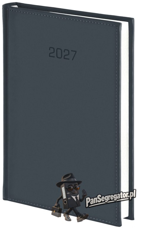 Kalendarz Vivella A5 tygodniowy p.biały 216 A5TB grafitowy Wokół Nas