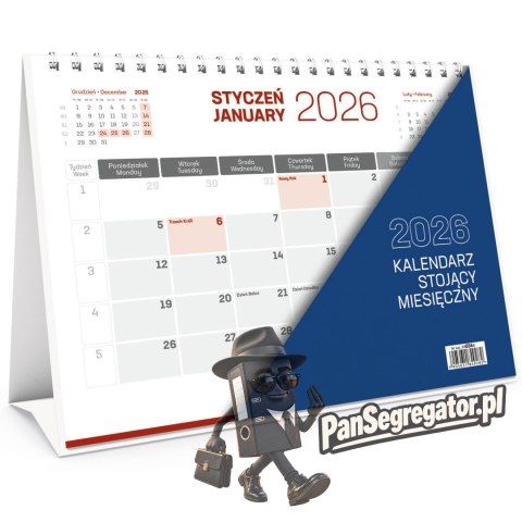 Kalendarz stojący miesięczny 2027 KB034B Wokół Nas
