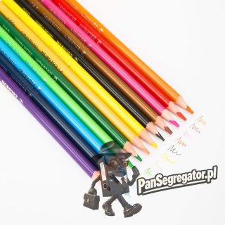 Kredki ołówkowe bezdrzewne COLORUN 12 kolorów EC00100 DELI