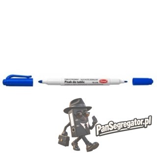 Marker dwustronny suchoscieralny TO-270 niebieski TOMA