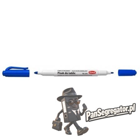 Marker dwustronny suchoscieralny TO-270 niebieski TOMA